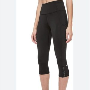 Lululemon cropped fast and free leggings